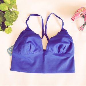 Free People | Sage Longline Bralette Electric Aqua